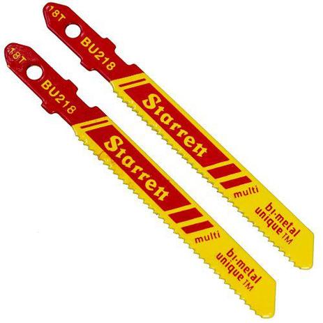 Lâmina de serra tico tico bi-metal Unique 50mm 2 Pçs 18 D, BU218-2 - Starrett Menor preço em Lâmina de serra tico tico bi-metal Unique 50mm 2 Pçs 18 D, BU218-2 - Starrett