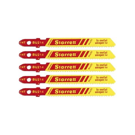Lâmina de Serra Tico-Tico Multi 50mm 5 Peças BU214 - Starrett Menor preço em Lâmina de Serra Tico-Tico Multi 50mm 5 Peças BU214 - Starrett