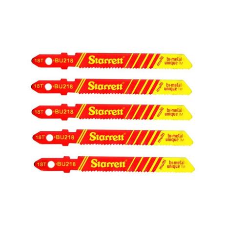 Lâmina de Serra Tico-Tico Multi 50mm 5 Peças BU218 - Starrett Menor preço em Lâmina de Serra Tico-Tico Multi 50mm 5 Peças BU218 - Starrett