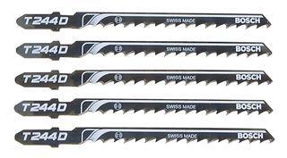 Menor preço em Lâmina para Serra Tico Tico, 5 Peças, Speed for Wood - T244D - Bosch