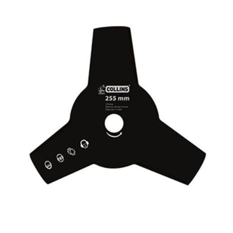 Lamina Roçadeira 3 Pontas 255mm X 1,5mm Furo 1”-25,40mm Collins Menor preço em Lamina Roçadeira 3 Pontas 255mm X 1,5mm Furo 1”-25,40mm Collins