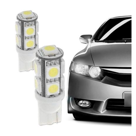 Lâmpada 9 Leds SMD Super Pingão 12V Branca - Kx3 Menor preço em Lâmpada 9 Leds SMD Super Pingão 12V Branca - Kx3