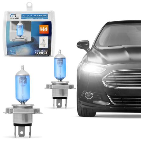 Lampada Automotiva Multilaser H4 12V 60/55W 5000K Super Branca 5000K Par - AU806 Menor preço em Lampada Automotiva Multilaser H4 12V 60/55W 5000K Super Branca 5000K Par - AU806