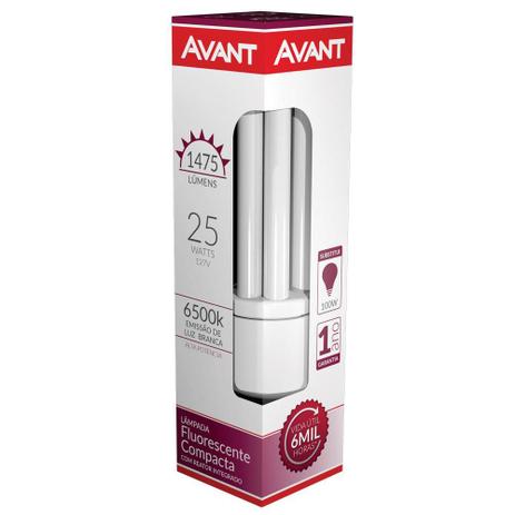 Lampada avant fluorescente compacta 25w 3u 127v branca é boa?