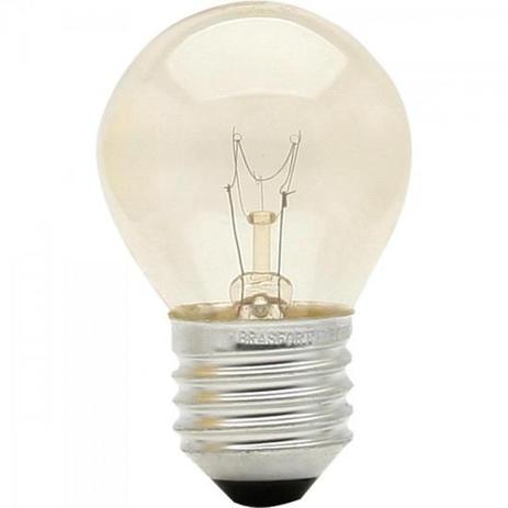 Lampada Bolinha 15W 220V E27 BG45 Transparente Brasfort Menor preço em Lampada Bolinha 15W 220V E27 BG45 Transparente Brasfort