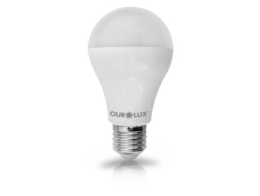Lâmpada Bulbo 12W Ourolux 3000k bc quente Menor preço em Lâmpada Bulbo 12W Ourolux 3000k bc quente