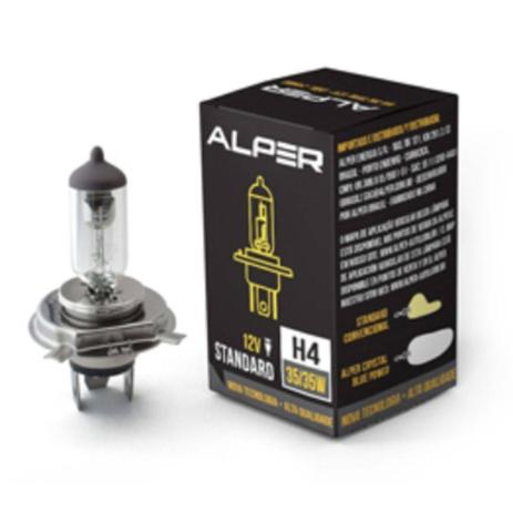 Lâmpada Carro Halógena H4 12V 35/35W 3200K Alper Standard Luz Farol Alto e Baixo Menor preço em Lâmpada Carro Halógena H4 12V 35/35W 3200K Alper Standard Luz Farol Alto e Baixo