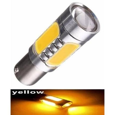 Lampada Cob Cree Led Ba15s 1 Polo Laranja P21w Mfl Menor preço em Lampada Cob Cree Led Ba15s 1 Polo Laranja P21w Mfl