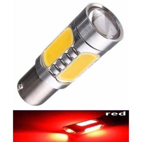 Lampada Cob Cree Led Bay15d 2 Polo Vermelha P21 Mfl Menor preço em Lampada Cob Cree Led Bay15d 2 Polo Vermelha P21 Mfl