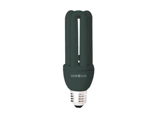 Lâmpada Compacta 3u Luz Negra Ourolux 20.w 127.v Menor preço em Lâmpada Compacta 3u Luz Negra Ourolux 20.w 127.v