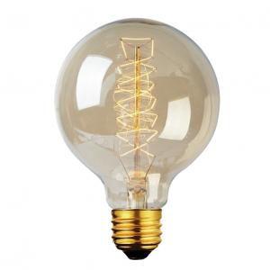 Lâmpada de Filamento de Carbono Bulbo G80 40W 220 - 240V - Atelier luz Menor preço em Lâmpada de Filamento de Carbono Bulbo G80 40W 220 - 240V - Atelier luz