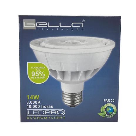 Lâmpada de Led PAR30 14W 3000K Dimerizável - LEDPRO - 220V Menor preço em Lâmpada de Led PAR30 14W 3000K Dimerizável - LEDPRO - 220V