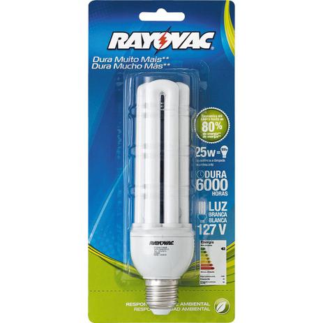 Lâmpada Eletrônica 25W Compacta Rayovac Branca Menor preço em Lâmpada Eletrônica 25W Compacta Rayovac Branca