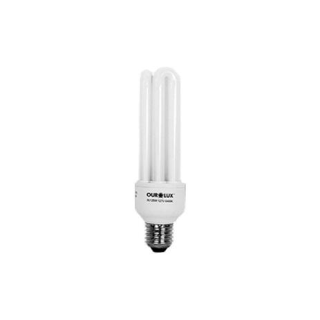 Lampada eletronica 3u 25w br6400k e27 220v - Ourolux Menor preço em Lampada eletronica 3u 25w br6400k e27 220v - Ourolux