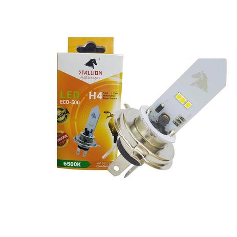 Lampada farol super led h4 35w bros 125/150 titan - STALLION Menor preço em Lampada farol super led h4 35w bros 125/150 titan - STALLION