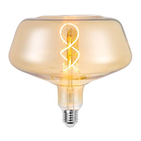 Lampada Filamento Led Cogumelo 3W 2200K Ambar Espiral Ali70 - Acende a luz Menor preço em Lampada Filamento Led Cogumelo 3W 2200K Ambar Espiral Ali70 - Acende a luz