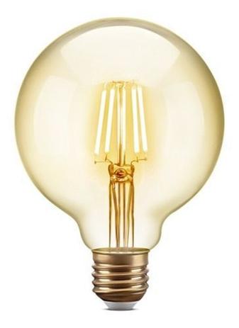 Lâmpada Filamento Led Vintage G95 E27 4w 2200k Elgin Bivolt Menor preço em Lâmpada Filamento Led Vintage G95 E27 4w 2200k Elgin Bivolt