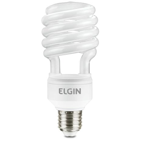 Lâmpada Fluorescente Compacta Espiral 25w 110v 48LES25WB003 Elgin Menor preço em Lâmpada Fluorescente Compacta Espiral 25w 110v 48LES25WB003 Elgin