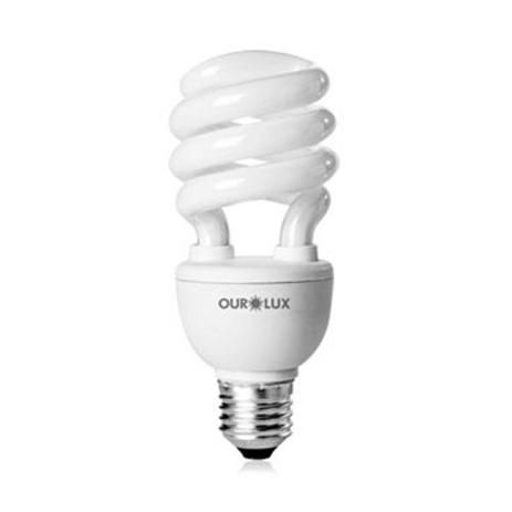 Lâmpada fluorescente espiral 25w 127v amarela - ourolux é boa?