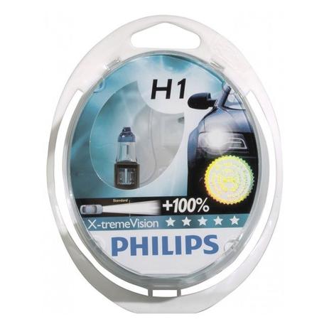 LÂMPADA H1 12V 55W 3350K X-TREME VISION Philips Menor preço em LÂMPADA H1 12V 55W 3350K X-TREME VISION Philips