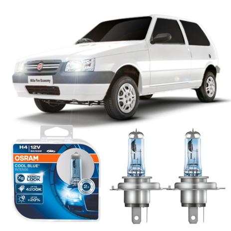 Lampada H4 Osram 12v 60/55w Fiat Uno tds Menor preço em Lampada H4 Osram 12v 60/55w Fiat Uno tds
