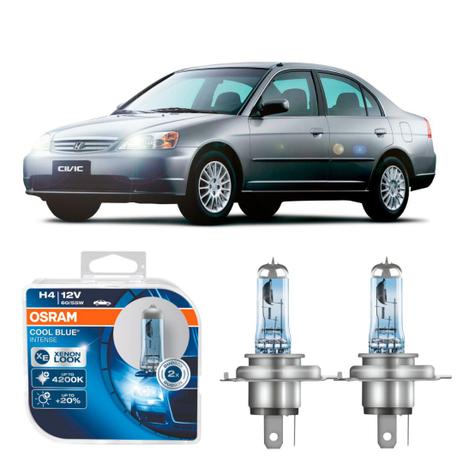 Lampada H4 Osram 12v 60/55w Honda Civic 91-03 é boa?