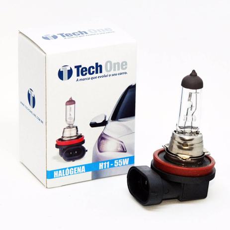 Lampada Halogena Comum H11 - Tech One - Kit Com 2 Lampadas - Techone Menor preço em Lampada Halogena Comum H11 - Tech One - Kit Com 2 Lampadas - Techone