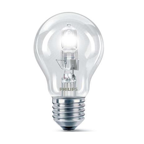 Lâmpada halógena Eco Classic E27 127V 42W 2900K clara Philips Menor preço em Lâmpada halógena Eco Classic E27 127V 42W 2900K clara Philips