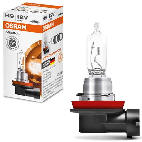 Lâmpada Halógena Osram Standard H9 3200K 2100LM 65W 12V Aplicação Farol Reposição Original Menor preço em Lâmpada Halógena Osram Standard H9 3200K 2100LM 65W 12V Aplicação Farol Reposição Original