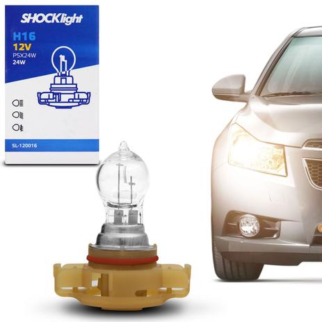Lâmpada Halógena Standard H16 3200K 3400K 24W 12V Aplicação Farol Original - Shocklight Menor preço em Lâmpada Halógena Standard H16 3200K 3400K 24W 12V Aplicação Farol Original - Shocklight