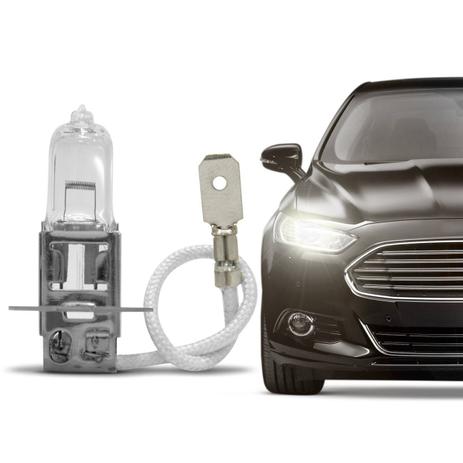 Lâmpada Halógena Transparente H3 3000K 55W 12V - Tech one Menor preço em Lâmpada Halógena Transparente H3 3000K 55W 12V - Tech one