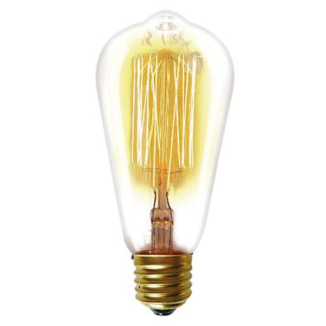 Lâmpada Incandescente Taschibra 40W Filamento Carbono 220V ST64 Menor preço em Lâmpada Incandescente Taschibra 40W Filamento Carbono 220V ST64