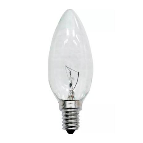 Lâmpada Incandescente Taschibra 40W Vela Lisa CLARA 127V E-14 Menor preço em Lâmpada Incandescente Taschibra 40W Vela Lisa CLARA 127V E-14
