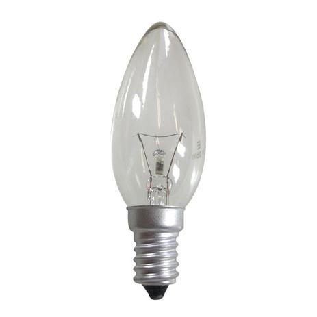 Lâmpada Incandescente Vela Lisa Clara E12 40W 220V Toplux - Toplux iluminação Menor preço em Lâmpada Incandescente Vela Lisa Clara E12 40W 220V Toplux - Toplux iluminação