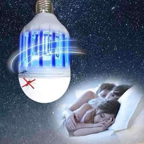 Lâmpada LED 12W com luz Mata Inseto Mosquito Pernilongo Led Luz Branca - Led jb Menor preço em Lâmpada LED 12W com luz Mata Inseto Mosquito Pernilongo Led Luz Branca - Led jb