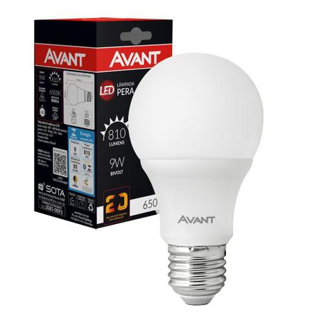 Lâmpada LED 4,8W,7W,9W,12W,15W Bulbo Avant Bivolt Econôm 6500K Branca Fria E27 (6 meses de garantia) Menor preço em Lâmpada LED 4,8W,7W,9W,12W,15W Bulbo Avant Bivolt Econôm 6500K Branca Fria E27 (6 meses de garantia)