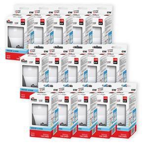 Lampada led 6w kit com 15un kian 6500k Menor preço em Lampada led 6w kit com 15un kian 6500k