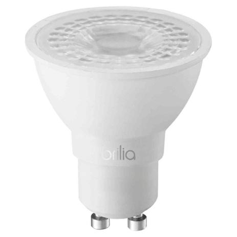 LÂMPADA LED 7W DICROICA GU10 DIM 2700K 127V 433454 Brilia Menor preço em LÂMPADA LED 7W DICROICA GU10 DIM 2700K 127V 433454 Brilia