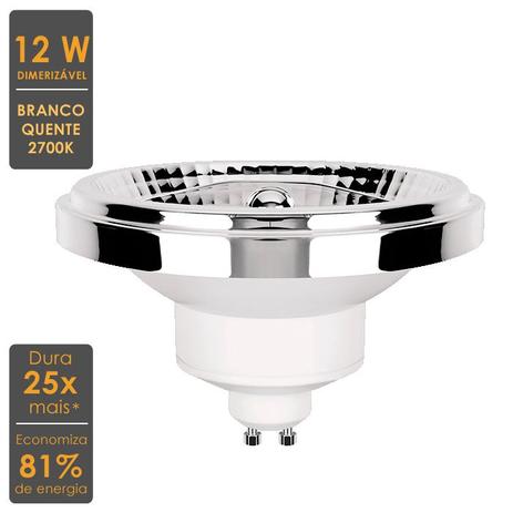 Lâmpada LED Ar 111 Dimerizável 12W Economiza 81 de Energia - Stella Menor preço em Lâmpada LED Ar 111 Dimerizável 12W Economiza 81 de Energia - Stella