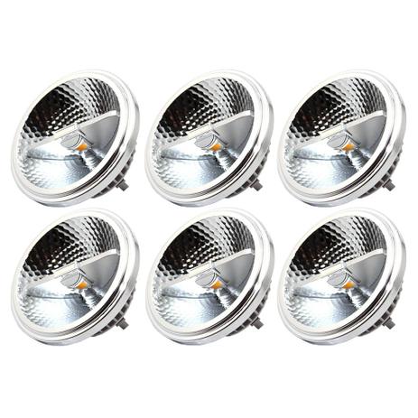 Lâmpada Led AR111 10W COB Branco Frio Kit 6 - Ctb Menor preço em Lâmpada Led AR111 10W COB Branco Frio Kit 6 - Ctb