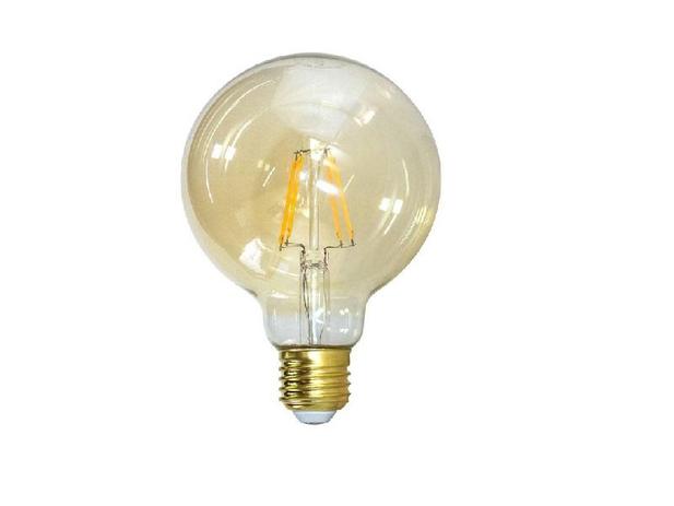 Lâmpada led ballon vintage g95 e27 filamento 8w bivolt 95mmx112mm - I9led Menor preço em Lâmpada led ballon vintage g95 e27 filamento 8w bivolt 95mmx112mm - I9led