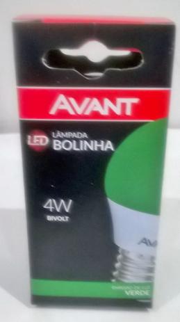 Lampada LED Bolinha 4W Bivolt E27 Luz verde - Avant Menor preço em Lampada LED Bolinha 4W Bivolt E27 Luz verde - Avant