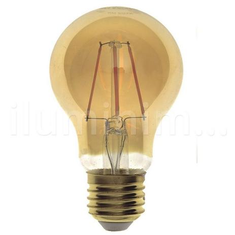 Lampada LED Bulbo A60 4W Vintage Carbon Branco Quente - Iluminim led Menor preço em Lampada LED Bulbo A60 4W Vintage Carbon Branco Quente - Iluminim led