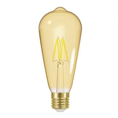 Lâmpada LED Bulbo Filamento Vintage ST64 Taschibra Âmbar Menor preço em Lâmpada LED Bulbo Filamento Vintage ST64 Taschibra Âmbar