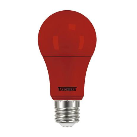 Lâmpada Led Bulbo Taschibra 5W Colors Vermelha Autovolt Menor preço em Lâmpada Led Bulbo Taschibra 5W Colors Vermelha Autovolt