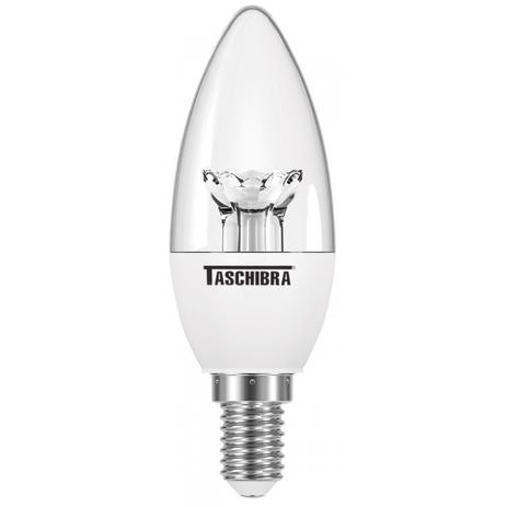 Lâmpada LED Clara Vela 3,1W TVL 25 Taschibra Luz Branca 6500K Menor preço em Lâmpada LED Clara Vela 3,1W TVL 25 Taschibra Luz Branca 6500K