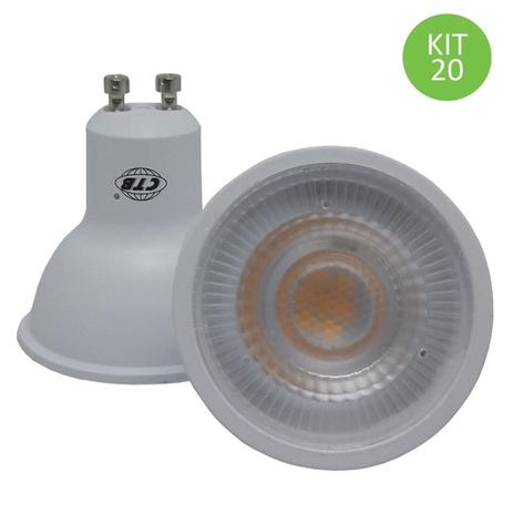 Lâmpada Led Dicróica Spot Gu10 Branco Frio 6w Inmetro 110-220v Kit 20 - Ctb é boa?