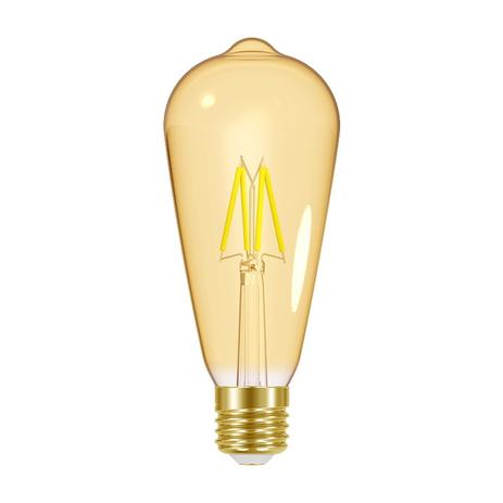 Lâmpada Led Dimerizável Taschibra Filamento Vintage ST64 4W E27 Menor preço em Lâmpada Led Dimerizável Taschibra Filamento Vintage ST64 4W E27