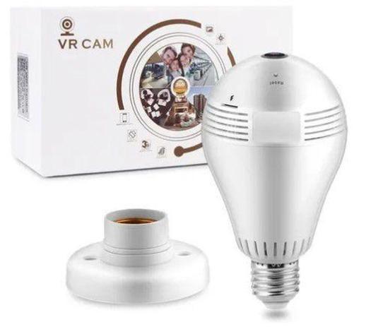 Lampada Led Espiã Câmera 360º Com Microfone WIfi VRCAM - Lampada Espia Menor preço em Lampada Led Espiã Câmera 360º Com Microfone WIfi VRCAM - Lampada Espia