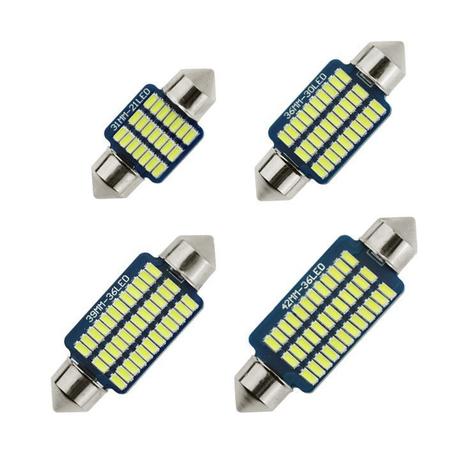 Lâmpada Led Festoon Torpedo 39mm 36 Smd 3014 6000k Canbus - Distribuído frc magazine Menor preço em Lâmpada Led Festoon Torpedo 39mm 36 Smd 3014 6000k Canbus - Distribuído frc magazine